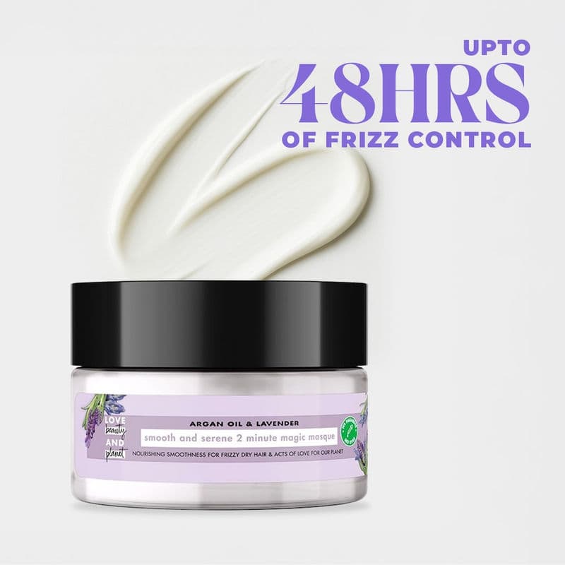 Love Beauty & Planet Argan Oil & Lavender Magic Hair Mask For Frizz Control