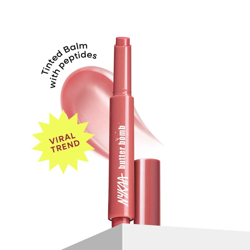 Nykaa Cosmetics Peptide Butter Bomb Lip Balm - Pookie