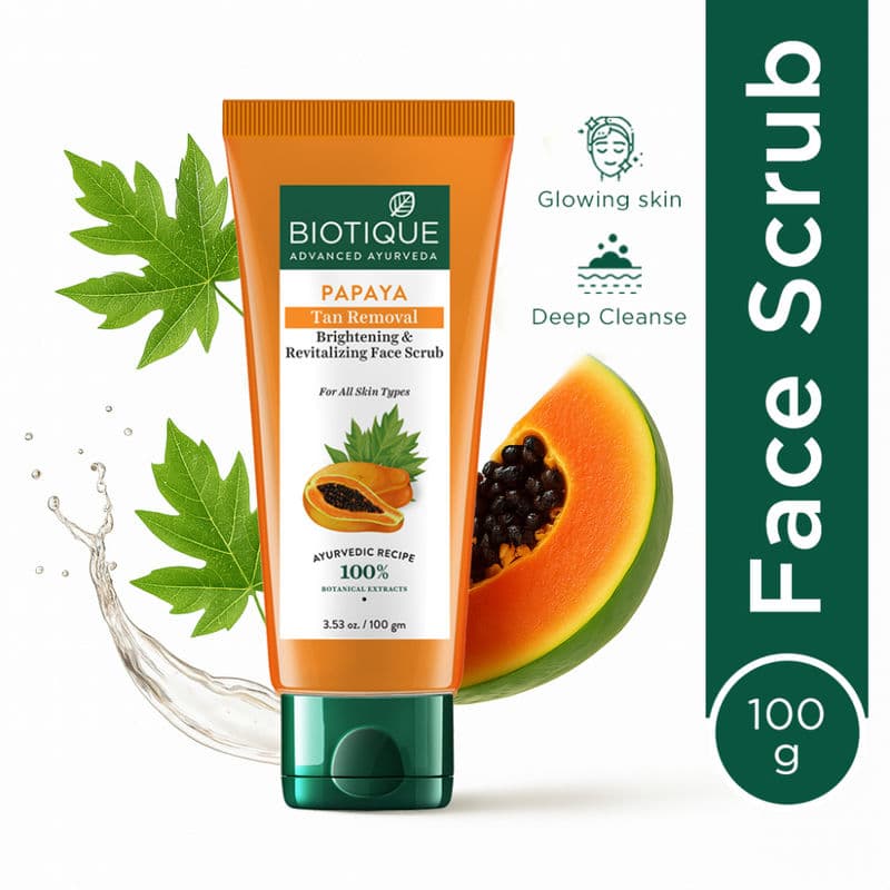 Biotique Bio Papaya Brightening & Revitalizing Tan Removal Scrub