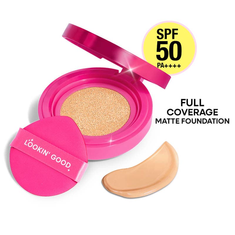 Nykaa Cosmetics Magic Cover Full Coverage Matte Cushion Foundation with SPF 50 PA++++ - 415N Medium