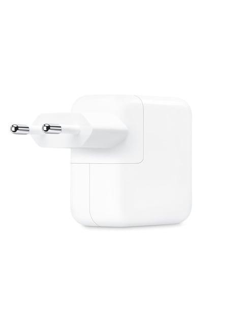 Apple 35 Watts Dual USB-C Port Wall Charging Adapter (White)