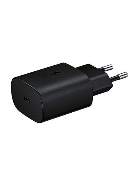 Samsung 25W Super Fast Charging Travel Adapter, USB-C (EP-TA800NBEGIN, Black)