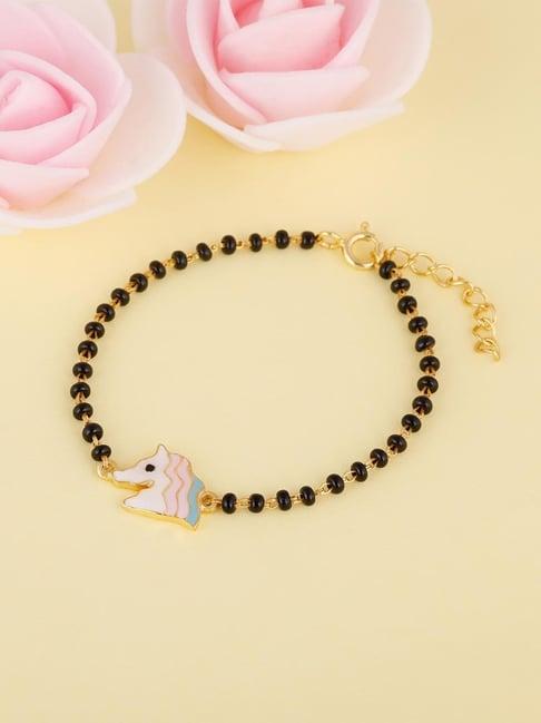 GIVA 92.5 Sterling Silver Rainbow Dash Bracelet for Kids