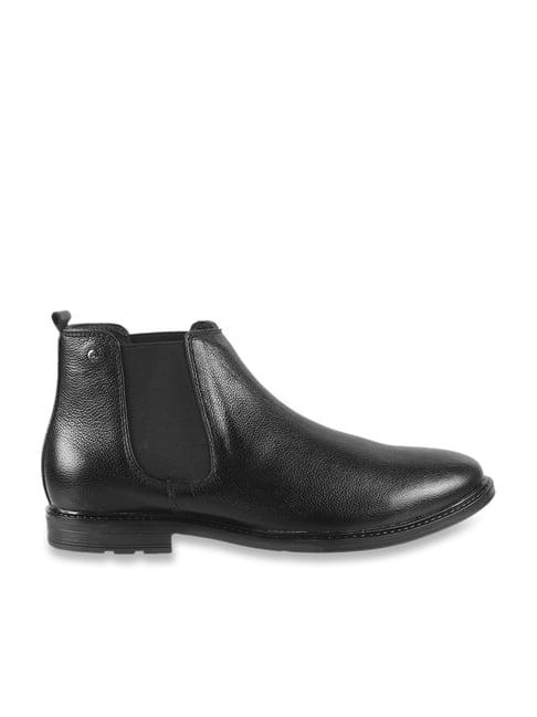 Metro Men's Black Chelsea Boots