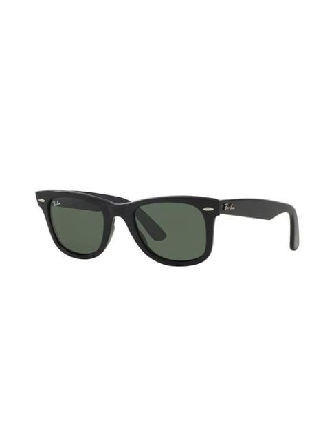 RAY-BAN Unisex UV Protected Green Lens Square Sunglasses - 0RB214090154