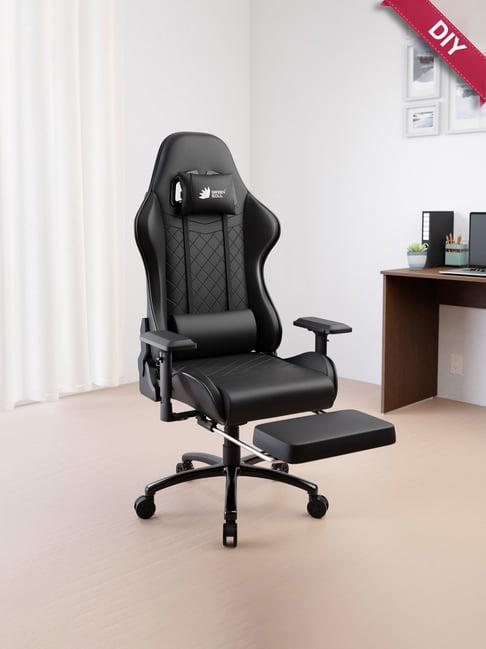 Green Soul Ghost Black Leather High Back Gaming Chair