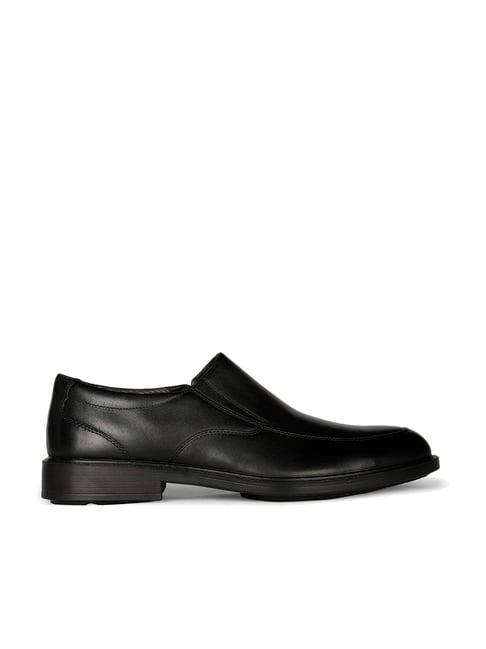 Hush Puppies by Bata Men's IRVING BANKER Black Loafers