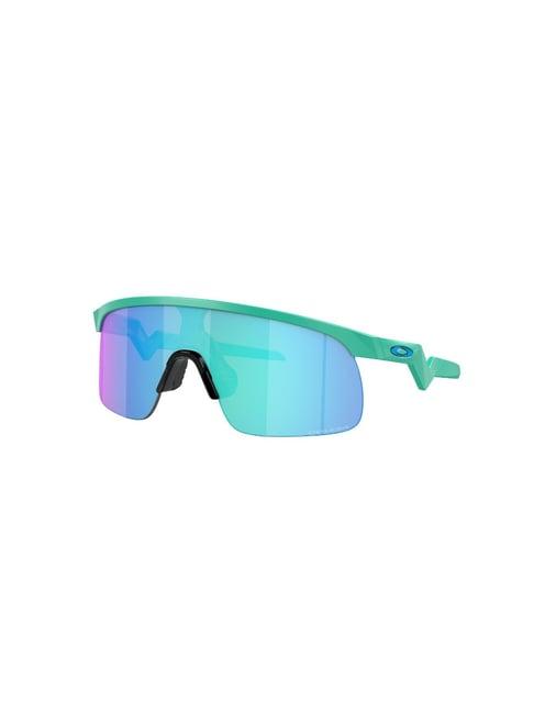 Oakley Junior Boys UV Protected Blue Lens Rectangle Sunglasses - 0OJ901090101923