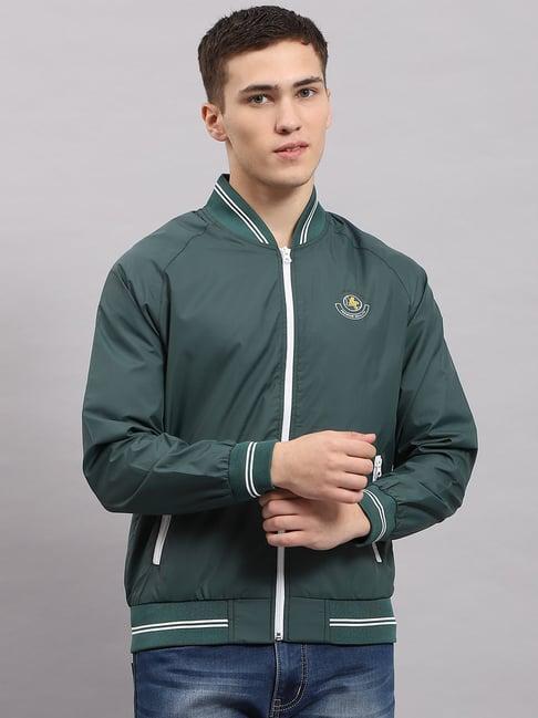 Monte Carlo Olive Regular Fit Bomber Jacket
