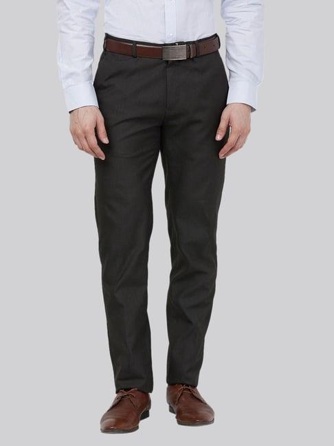 Raymond Brown Slim Fit Trousers