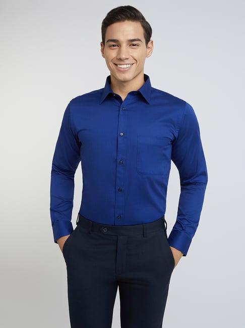 Raymond Blue Slim Fit Shirt