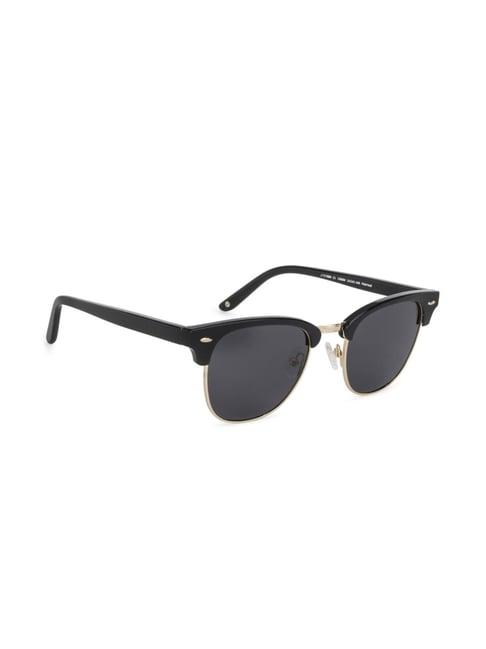 John Jacobs JJ S13088 Grey Polarized Clubmaster Sunglasses