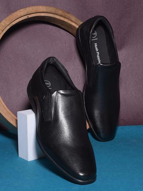 Hush Puppies by Bata Men's Black Casual Loafers
