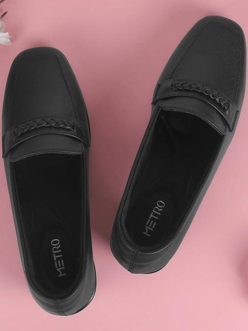 Metro Women's Black Loafers