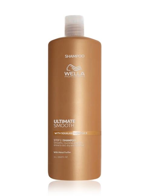 Wella Professionals Ultimate Smooth Shampoo for Frizzy and Dry Hair - 1000ml