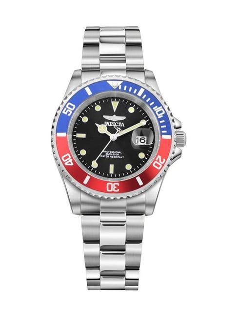 Invicta Diver 200 M Quartz Black Dial Analog Watch For - Men 47354