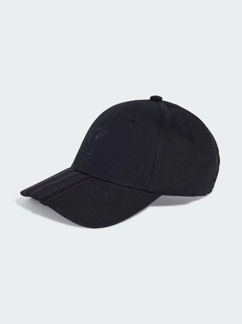 adidas Black Liverpool FC Striped Baseball Cap - Medium