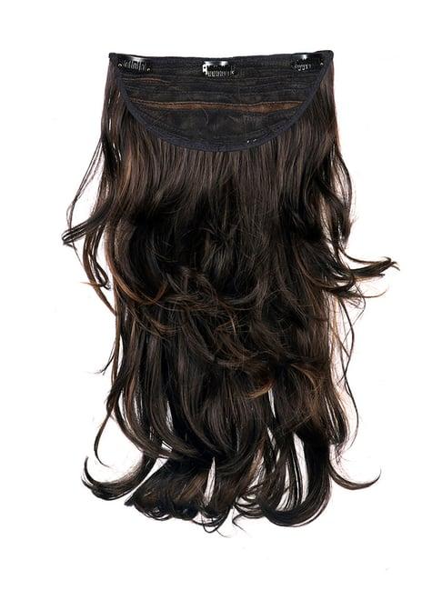 Stasia Street Clip-In Out Curl Mix Brown Hair Extensions - 18 Inches