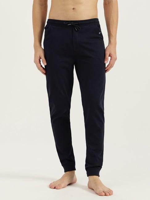United Colors of Benetton Blue Cotton Regular Fit Trackpants