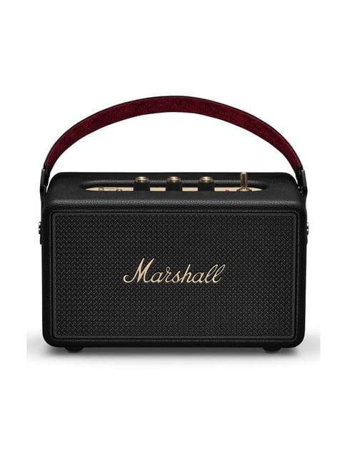 Marshall Kilburn III Portable Bluetooth Speaker with 50 plus Hours Playtime IP54 (Black & Brass)