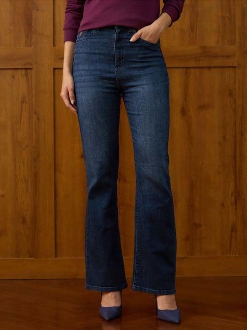U.S. Polo Assn. Dark Blue Cotton Regular Fit Jeans