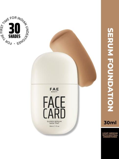 FAE Beauty Face Card Skin Tint Serum Foundation 31N Neutral - 30 ml