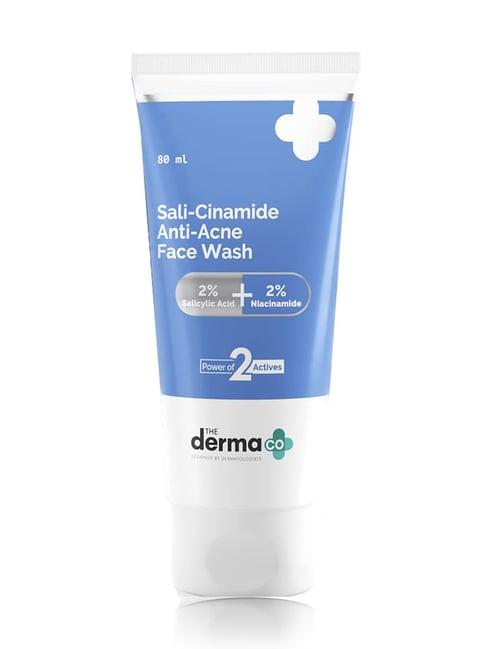 The Derma Co Sali-Cinamide Anti-Acne Face Wash - 80 ml
