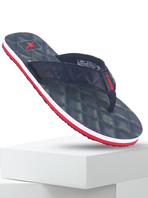 Sparx Men's Black Flip Flops