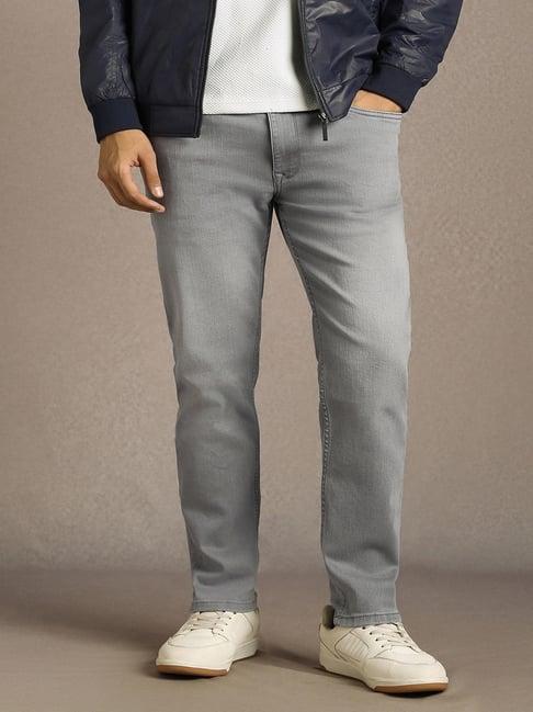 Men Grey Light Smart Fit Jeans