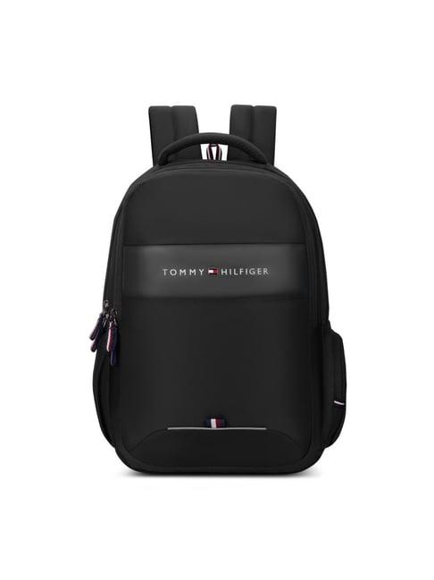 Tommy Hilfiger Black Joshua Laptop Backpack