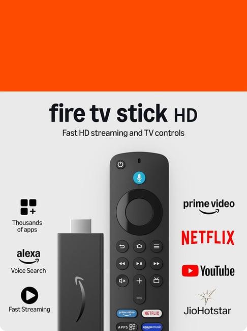 Amazon Fire TV Stick HD Alexa Voice Remote with TV Power and volume Controls