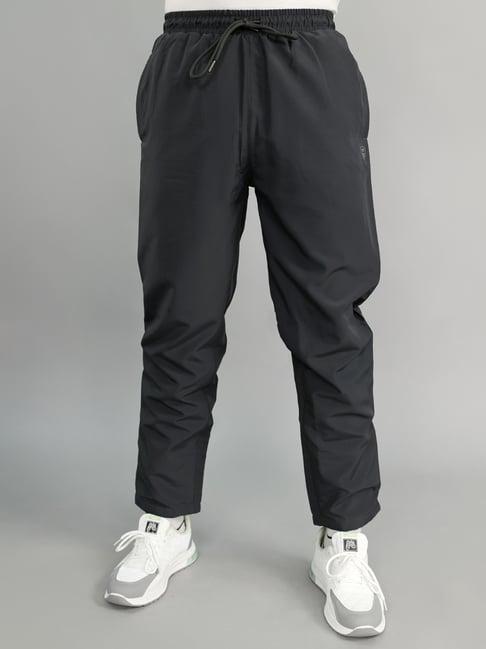Monte Carlo Dark Grey Regular Solid Trackpants