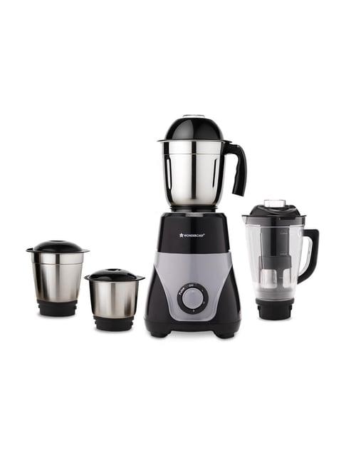 Wonderchef Vista 4 jar Black & Grey Mixer Grinder - 750 W