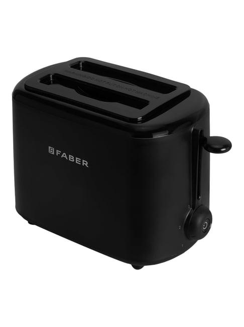 Faber 750W Cool Touch Body and Auto Cut Off 2 Slice Pop Up Toaster - Black