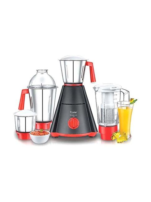 Prestige Nakshatra Super 42522 750W With 4 Jars Juicer Mixer Grinder (Black and Red)