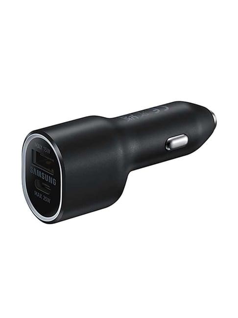 Samsung Original 40W Car Charger with Dual USB Port (Black)