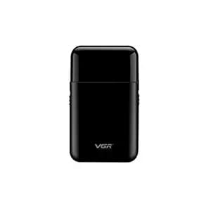 VGR Premium Cordless Rechargeable Professional Electric Ultra Thin Shaver Wet/Dry Razor for Face Care Beard Trimmer with USB Travel Shaver, Electric Razor, Electric Shaver - V-390 BLACK