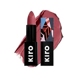 Kiro Moist Matte Lipstick - Ginger Tea (Soft Berry), 4.2g | Super-Pigmented, Long-Lasting, Moisturizing, Non-Drying, Non-Feathering, Smudge Proof | Skin Care Infused with Natural Oils