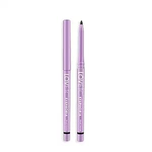 Eyephoria Retractable Kajal For Women | Water & Smudge-Proof | Fade Resistant | Intense Payoff | 18-Hr Longwear | Non-Irritating | Dermat & Opthalmologically Tested | Black Matter | 0.35g