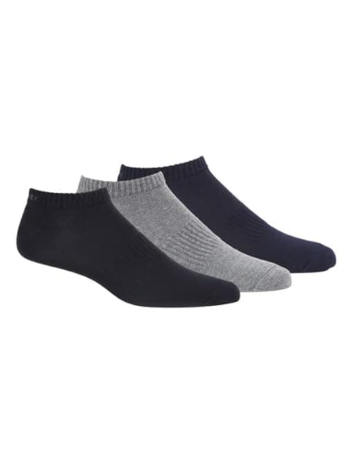 Jockey 7097 Men's Compact Cotton Stretch Low Show Socks With Stay Fresh Treatment (Pack of 3)