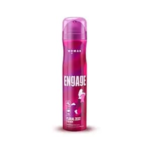 Engage Floral Zest Deodorant Spray for Women 150ml | Citrus & Floral | 24hr Freshness | Long Lasting | Skin Friendly | Dermat Tested | Deodorants Woman | Body Spray Women | Try Engage W2 Perfume Spray