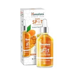 Himalaya Dark Spot Clearing Turmeric Face Serum | with 10% Glycolic Acid, 2% Niacinamide & Organically sourced Turmeric | Visibly Reduces Dark Spots from Day 7 | Clinically Tested | Non Staining | 30ml