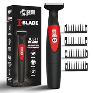 Beardo I Blade Trimmer for men | No Nicks and Cuts | Electric Shaver with powerful motor | Perfect for different beard styles for Gen Z | Multiple Length Settings