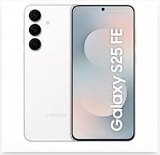 Samsung Galaxy S25 FE 5G Smartphone with Galaxy AI (White, 8GB RAM, 128GB Storage), 12MP Front Camera, ProVisual Engine, Long Battery Life