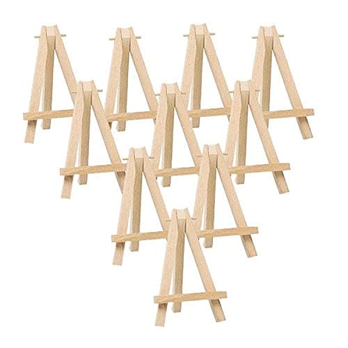 Grandink 6 Inch Mini Wood Display Easel 9mm (Pack of 10)