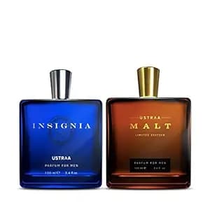 Ustraa Fragrance Gift Box for Men - Insignia - Perfume for Men -(100ml) | Scent of Royalty & Malt - Perfume for Men - 100ml | Strong & Smooth | Long-lasting Perfume For Men