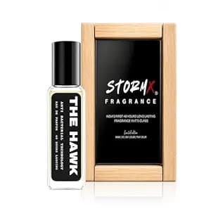STORMX The Hawk Long Lasting Men Perfume | Citrus Woody Musky Fragrance | 48 Hours Fresh Scent Spray Bottle | Everyday Wear Masculine Aroma (20 ML)