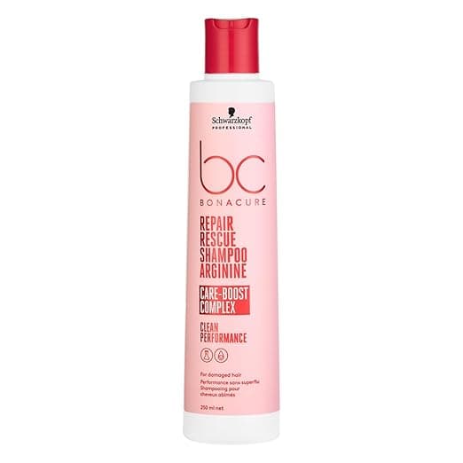 Schwarzkopf Professional Bonacure Repair Rescue Shampoo with Arginine | Intensive Repair & Strengthening Formula for All Hair Types | Suitable For Men Women (250 ML)
