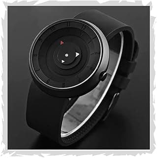 Acnos Polyurethane Premium Brand Arrow Blk Arrow Boys Men Black Dial Wrist Watch For Boys Analog Watch For Men Pack Of 1, Black Band