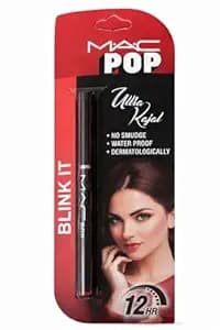 HD Kajal Waterproof, Smudge proof | 24 Hours Long Stay | Darkest Black | One Swipe Application | Vitamin E, Olive Oil and Castor Oil | Matte Finish |1.5 Gm